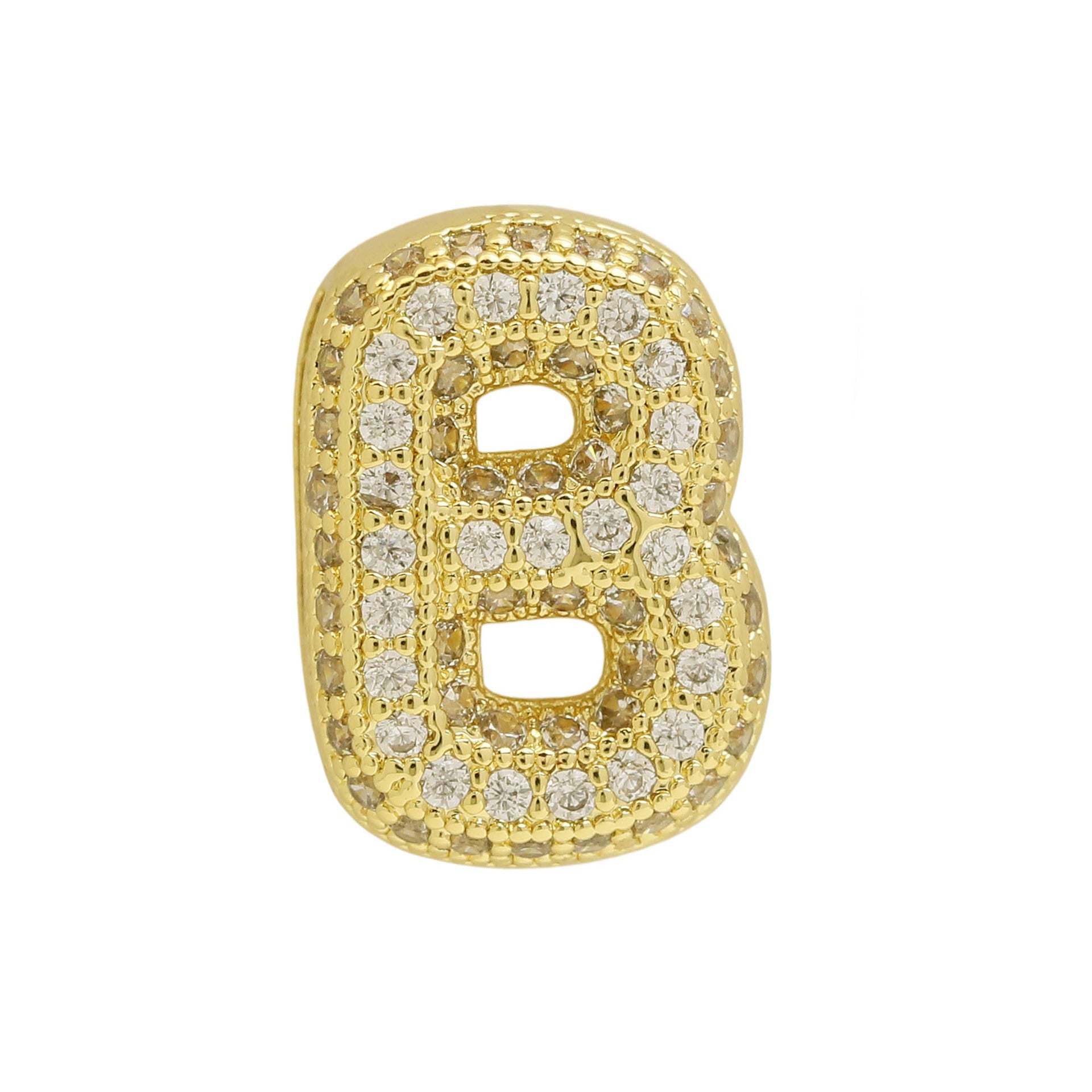 Israa Gold Bubble Letter Bracelet - B [2LLQ5IOI]