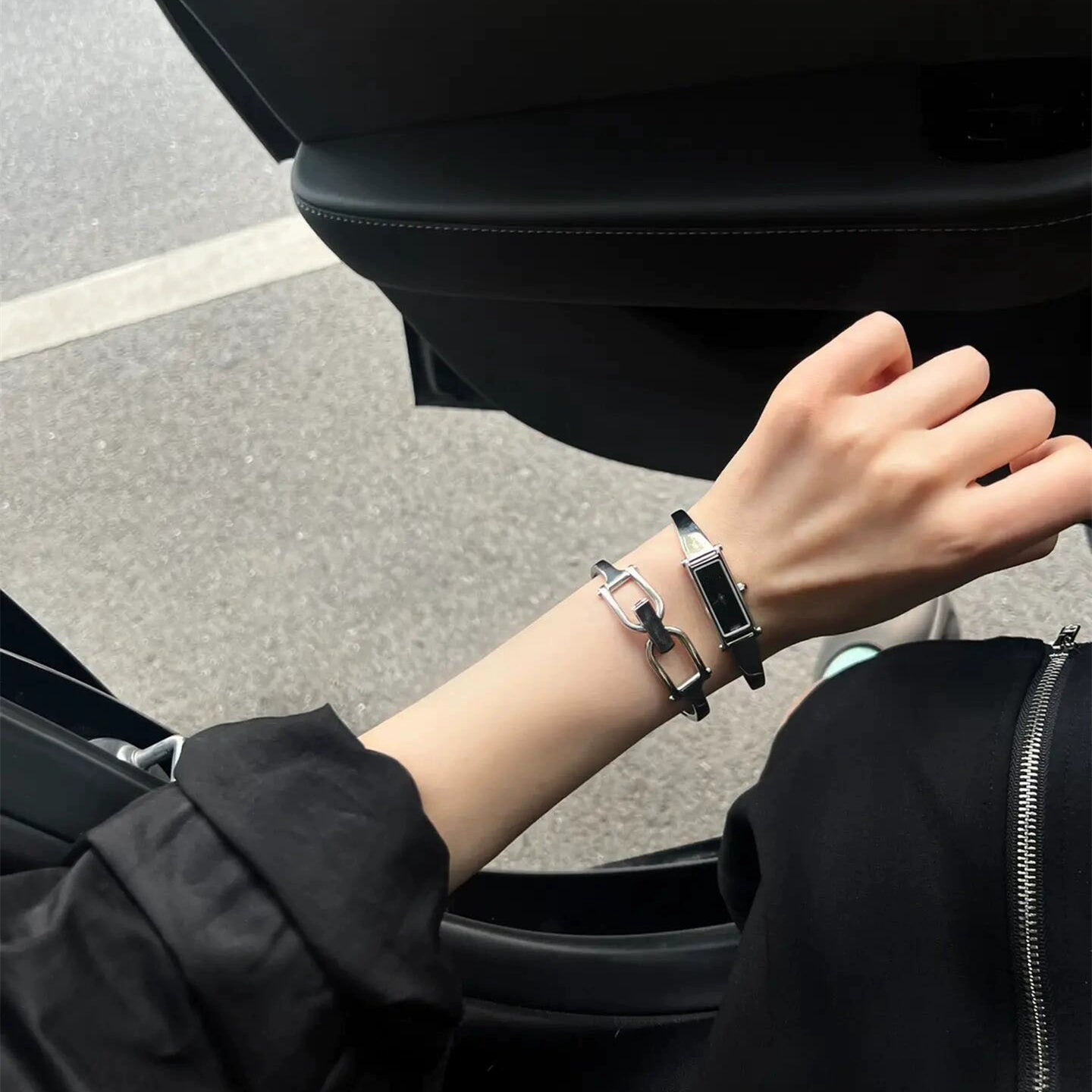 Arianne Petite Bracelet Watch - Black Dial