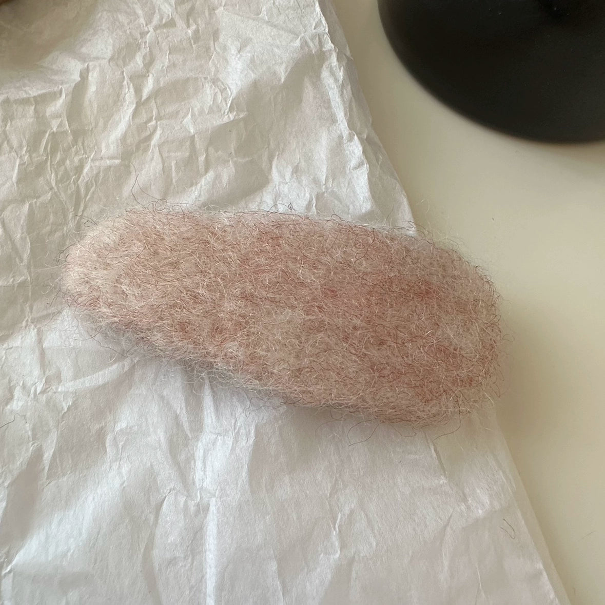 Karalynn Woolen Waterdrop Hair Clip - Pink [IOANK7S0]