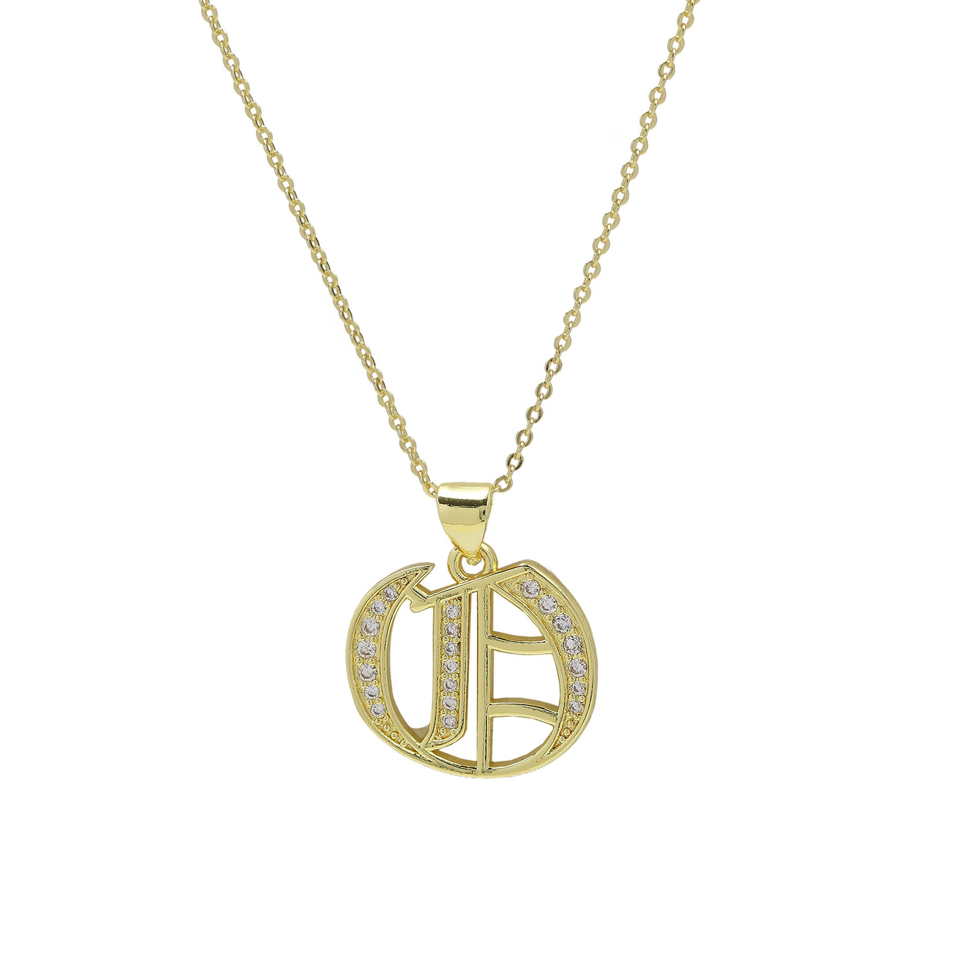 Lawson Old English Initial Necklace - O Necklace [VW3T6FXY]