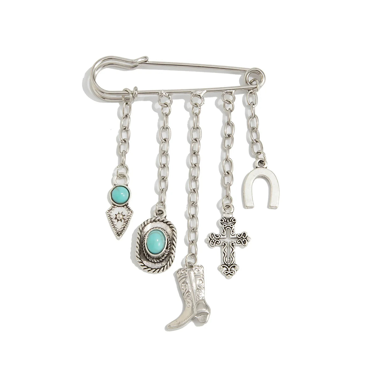 Ifeoluwa Cross Chain Leg Jewelry - Silver