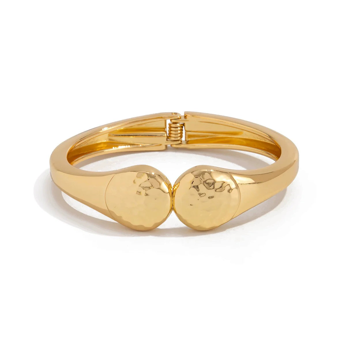 Emeli Sculptural Cuff Bracelets - Round Symmetric Cuff Bracelet