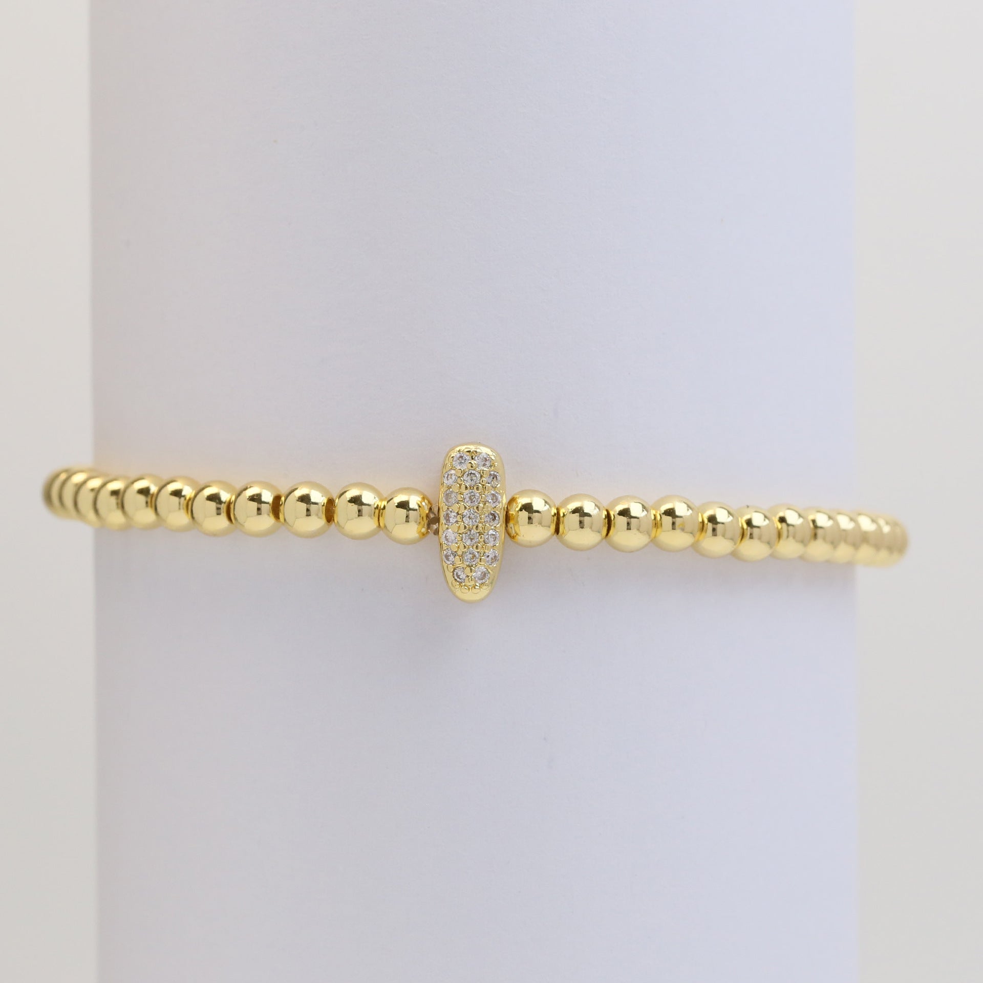 Aloni Bubble Letter Bracelet - Gold I [F5OCJ4RZ]