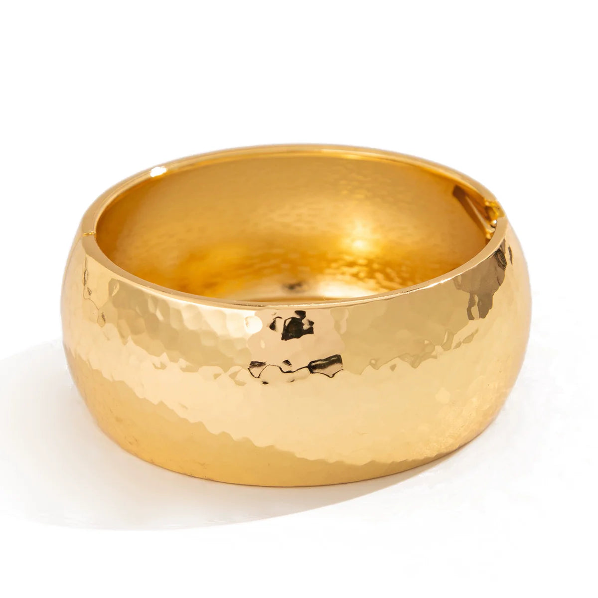 Darcy Hammered Cuff Bracelet - Gold