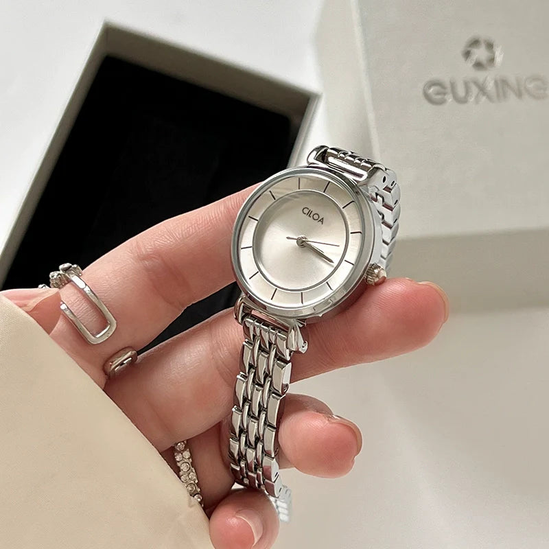 Chizaram Luxe Steel Watch - Silver