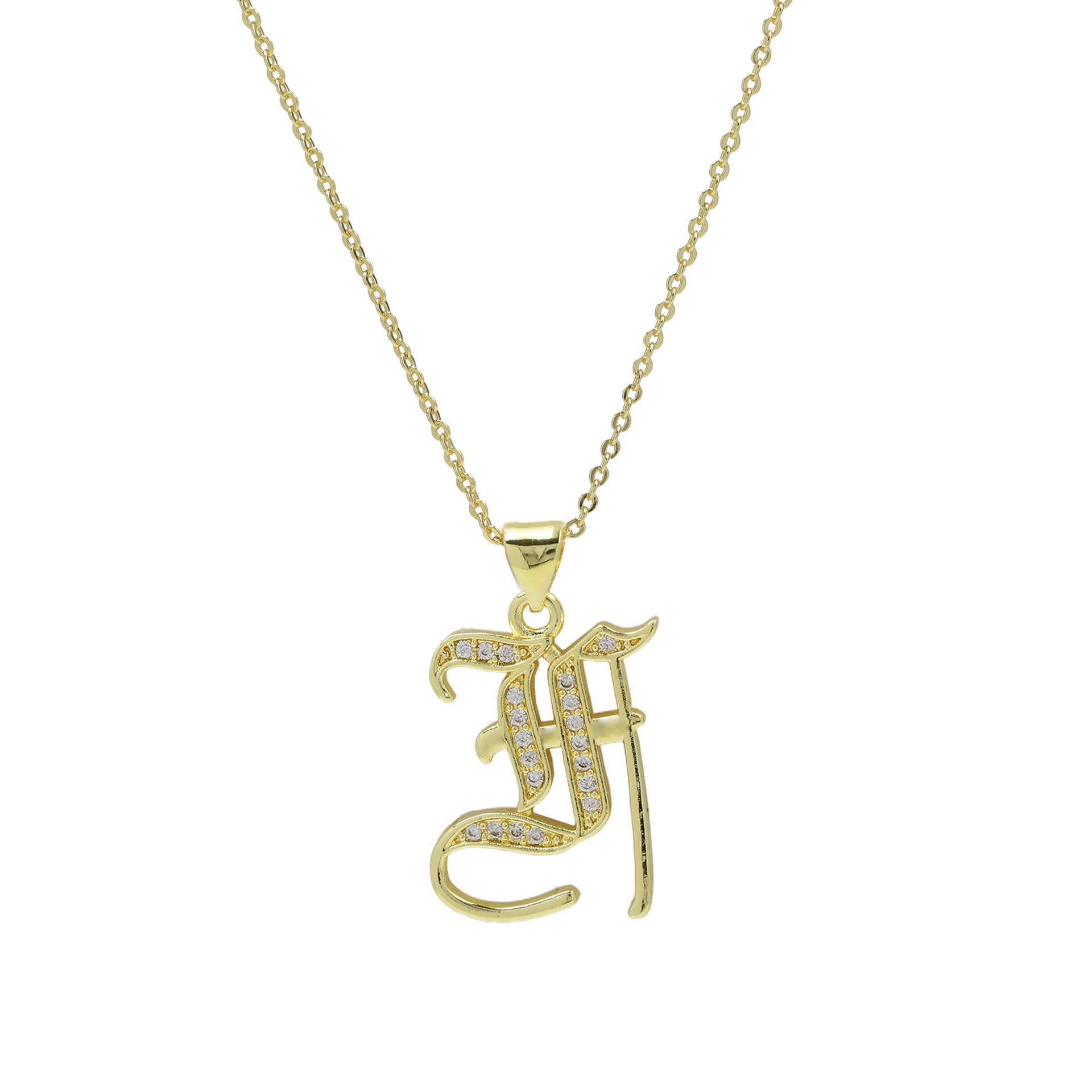 Lawson Old English Initial Necklace - E Necklace [TUSO2ZNN]