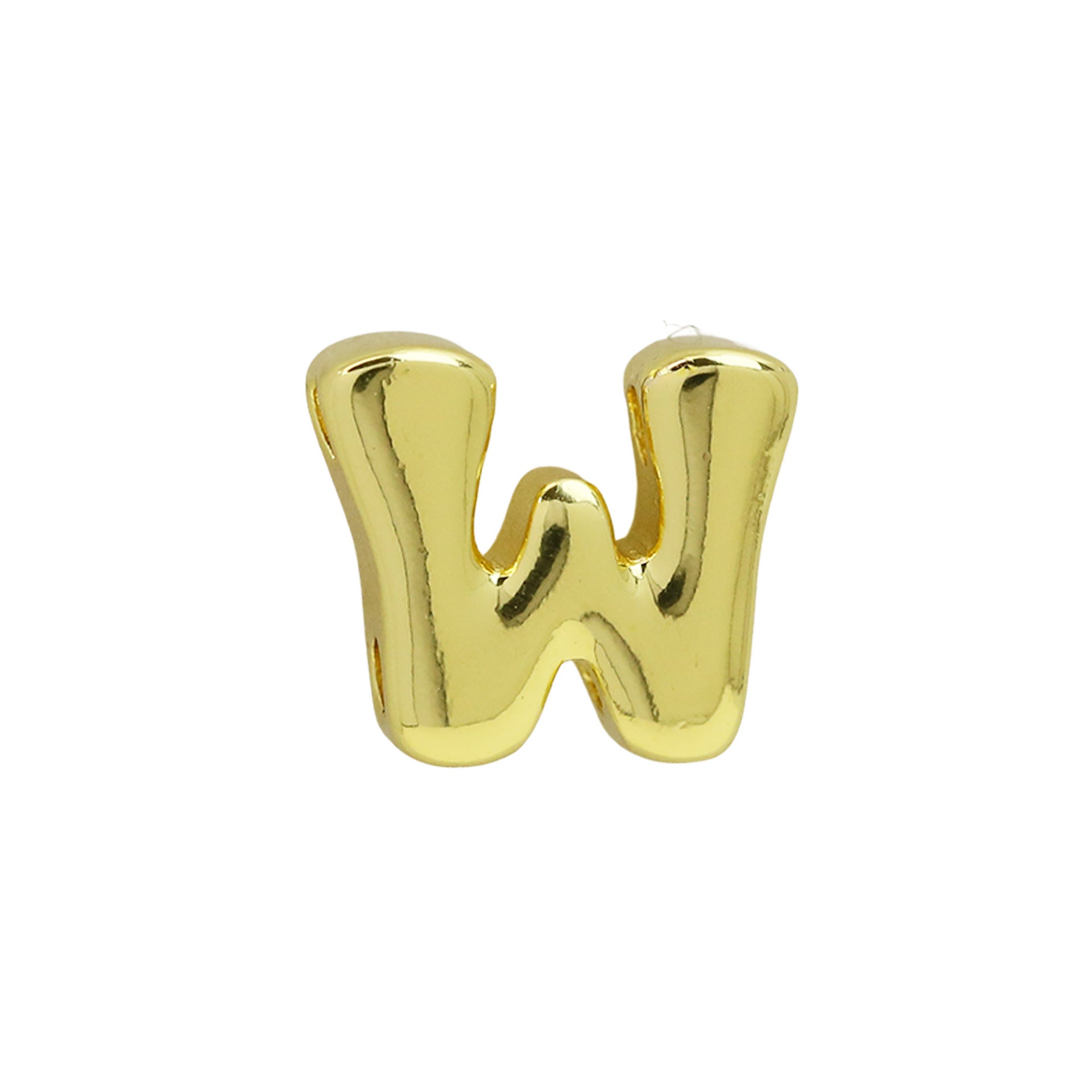 Aviva Brass Letter Pendant - W (Pendant Only) [LPGHVTCO]