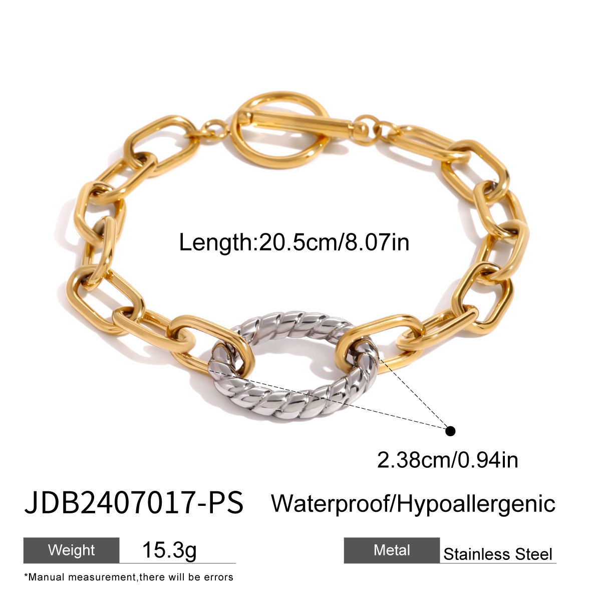 Oaklyn Twisted Geometric Jewelry - Modern Bangle Bracelet [GA8OB1W1]