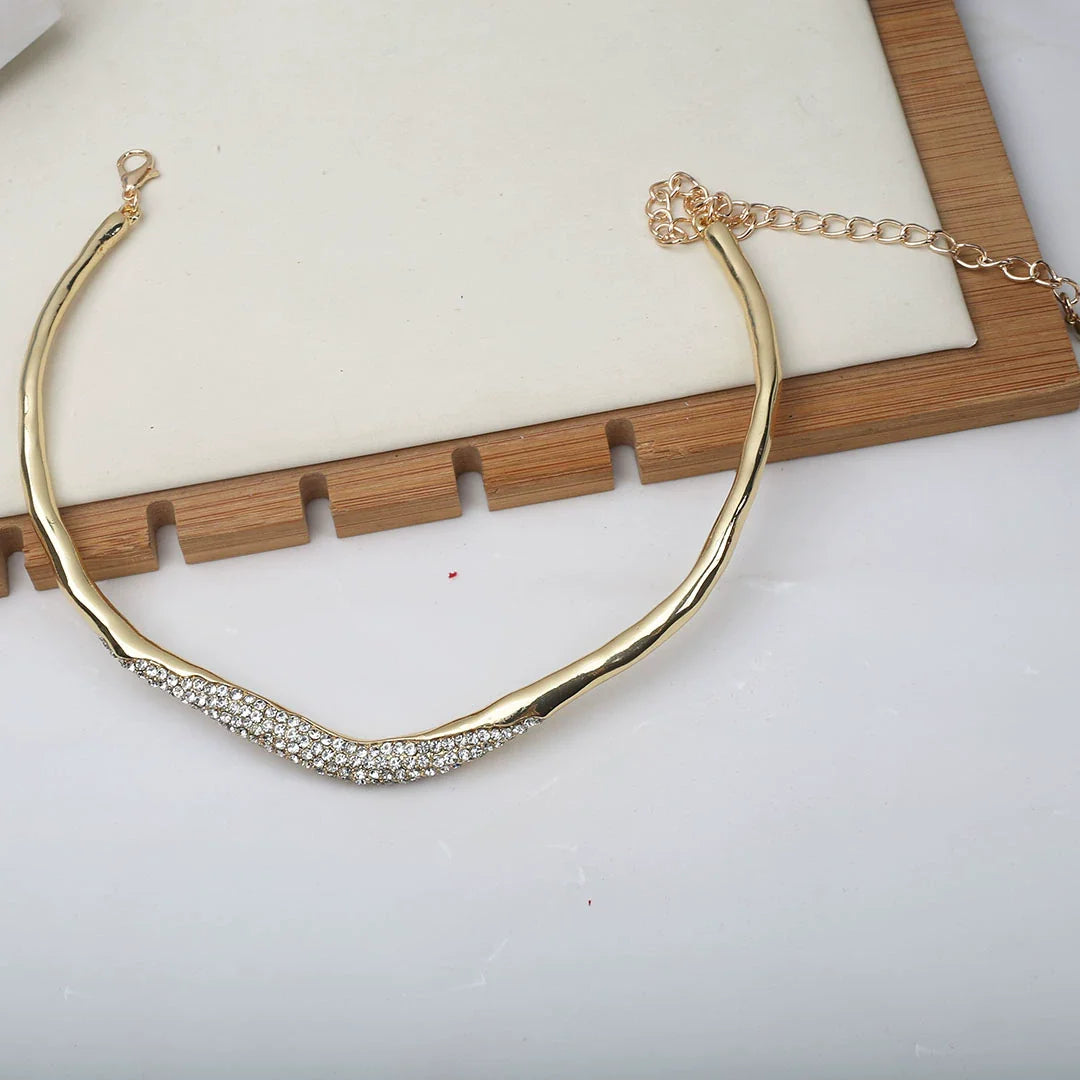 Aerith Molten Serpent Choker - Gold