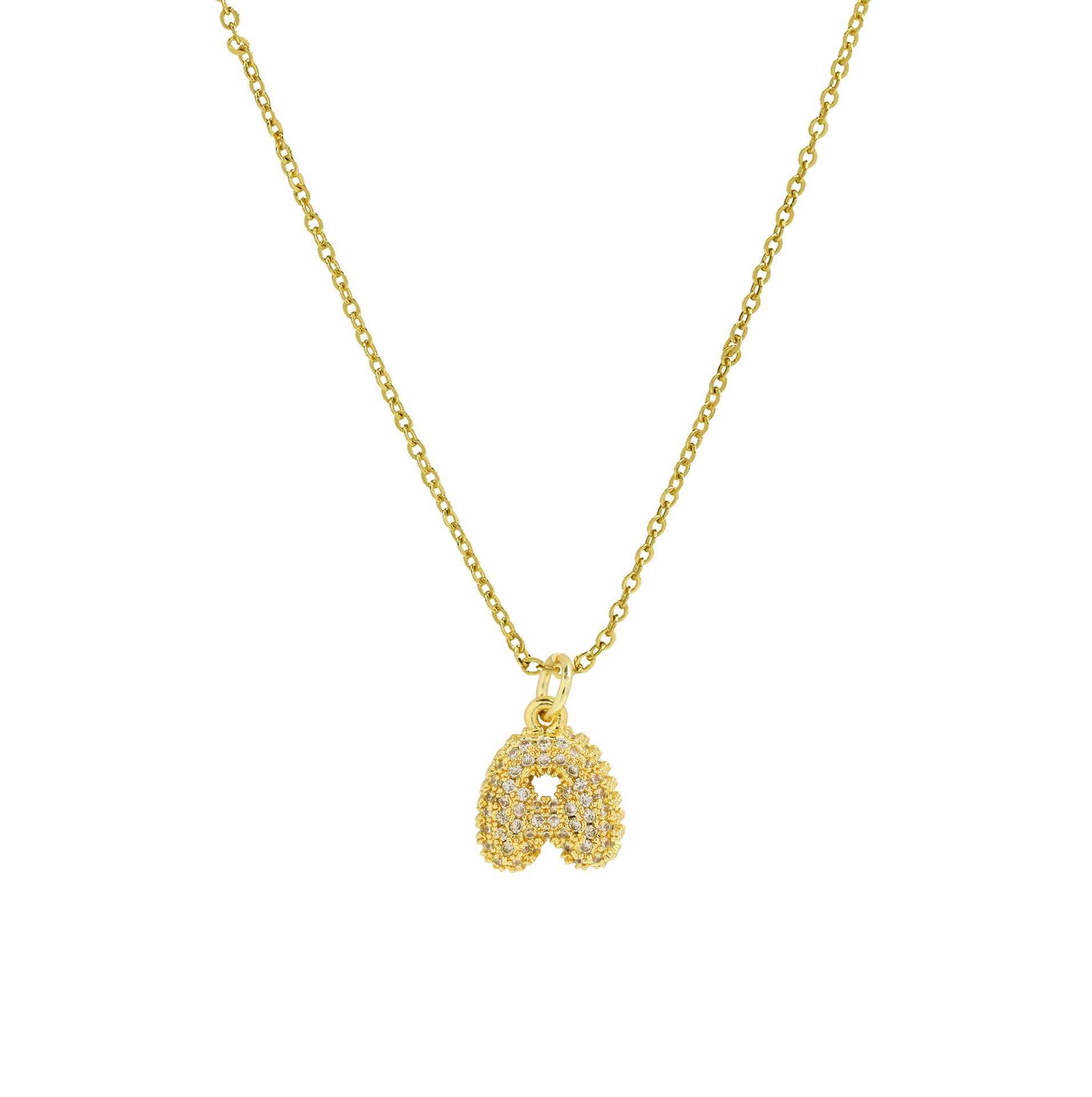 Dyana Balloon Letter Necklace - Letter A [U32CT776]