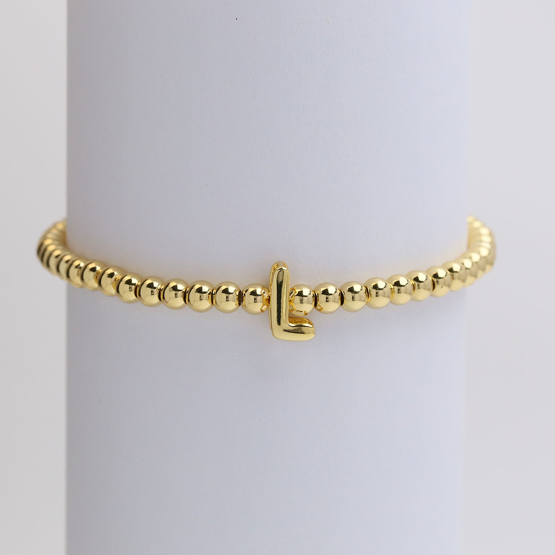Jorie Polished Letter Bracelet - L [5RNL2KIM]