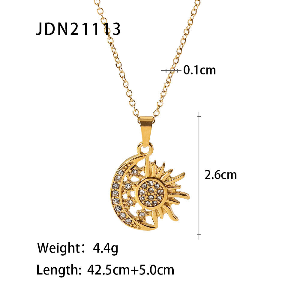Bryleigh Celestial Layered Necklace - Gold-Tone [T28U8H39]