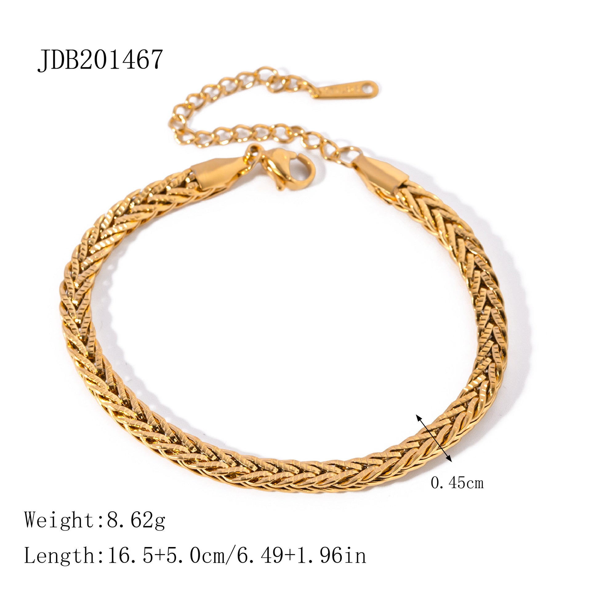 Ruwayda Pearl Zircon Bracelet - JDB201467 [PGSE3PDS]