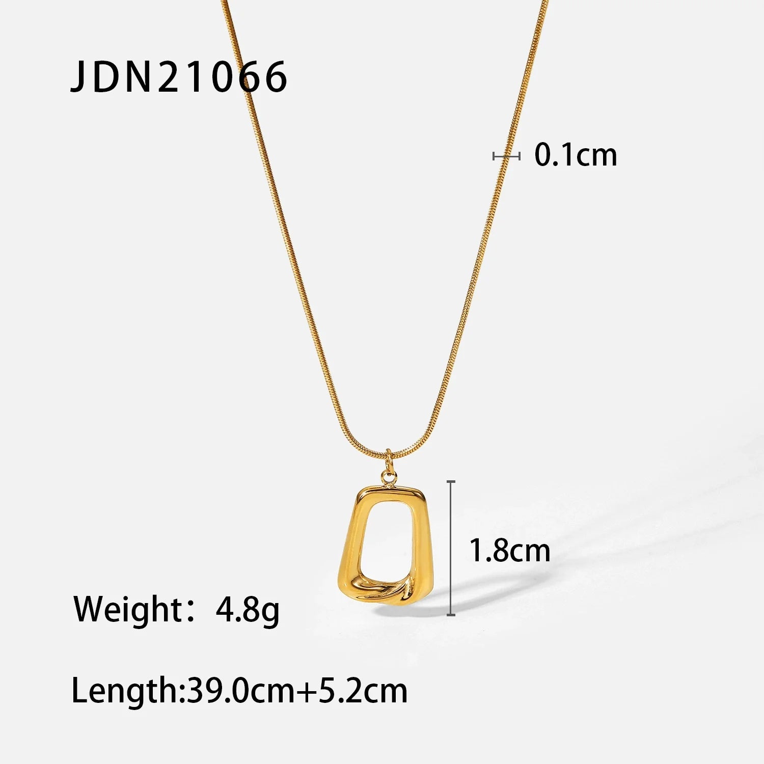Mikayla Gold Geometric Necklace - JDN21066