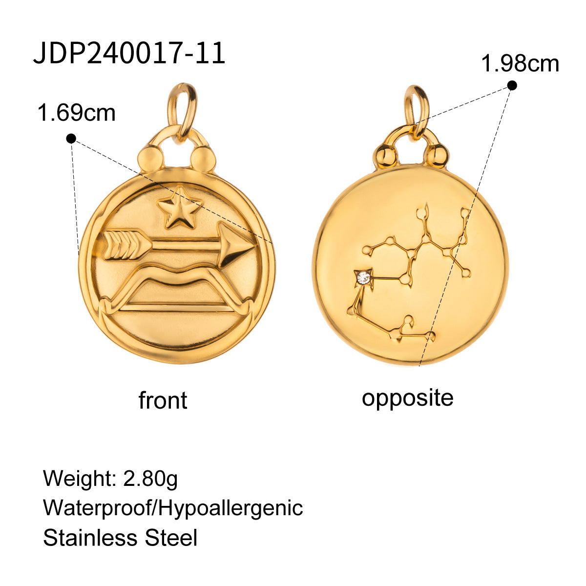 Harmonee Zodiac Constellation Necklace - JDP240017-11 [NJC739VY]
