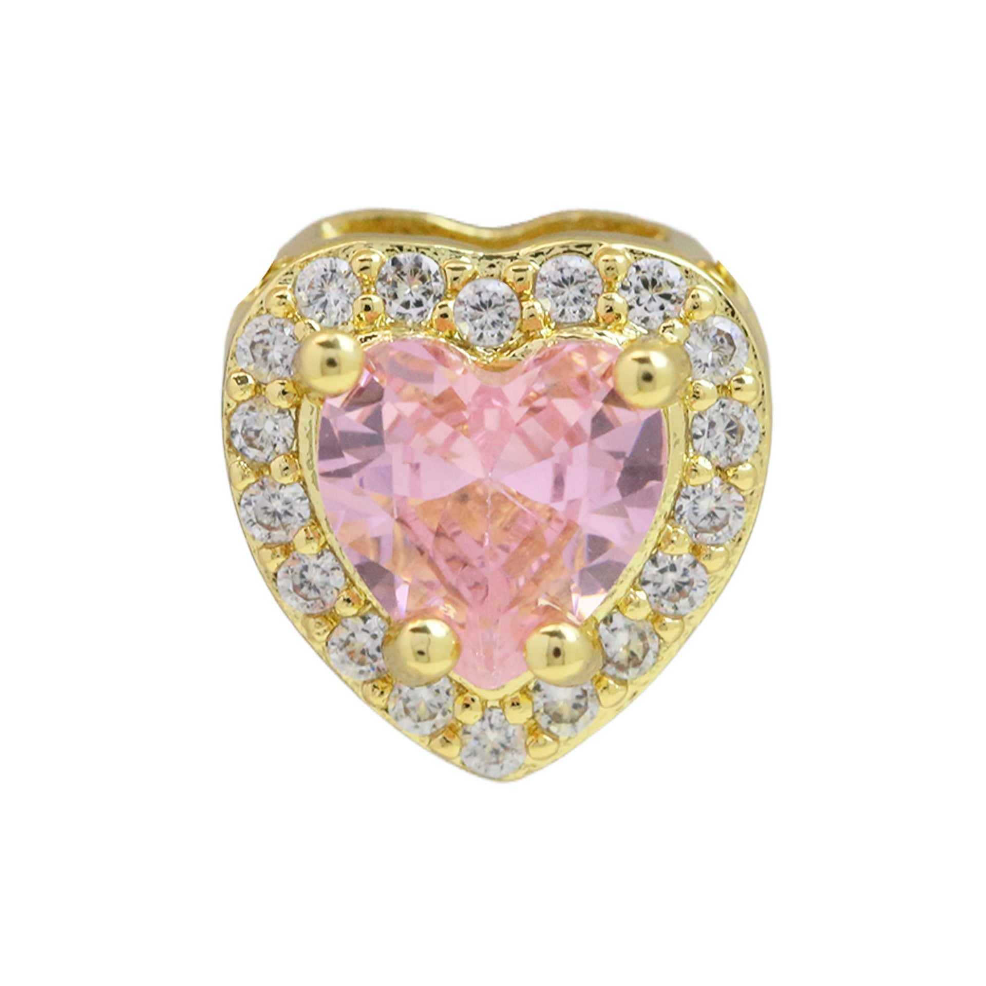 Briar Heart Initial Necklace - October Birthstone Heart [5A3GYZGP]