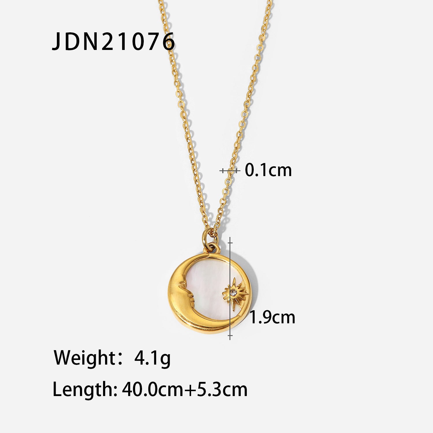 Solange Layered Fritillaria Necklace - JDN21076 [CRIGIBEE]