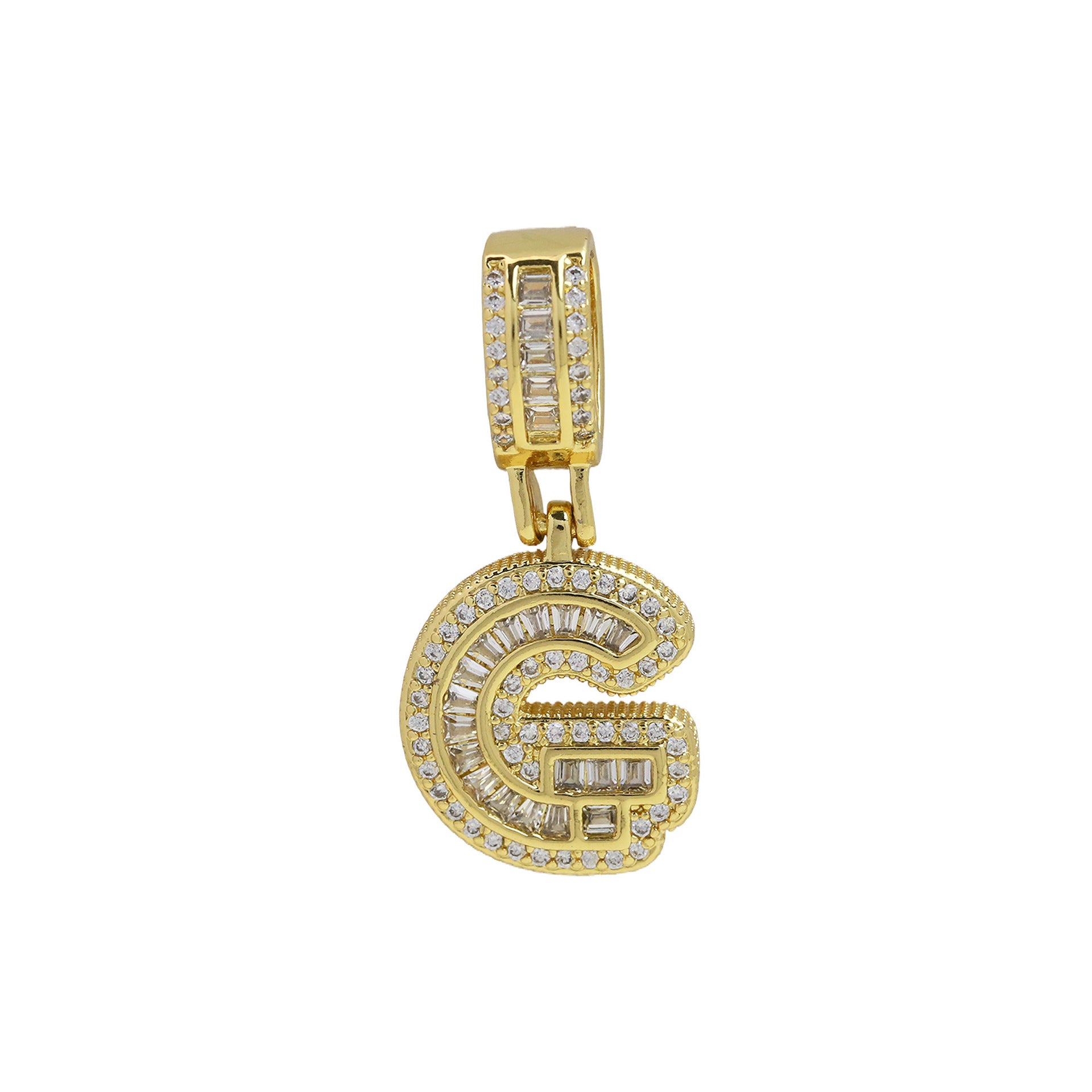 Maida Gold Letter Pendant Necklace - Gold Pendant G [RLQV0T4Y]
