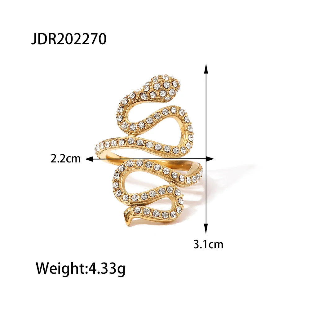 Anessa Snake Hoop Earrings - JDR202270