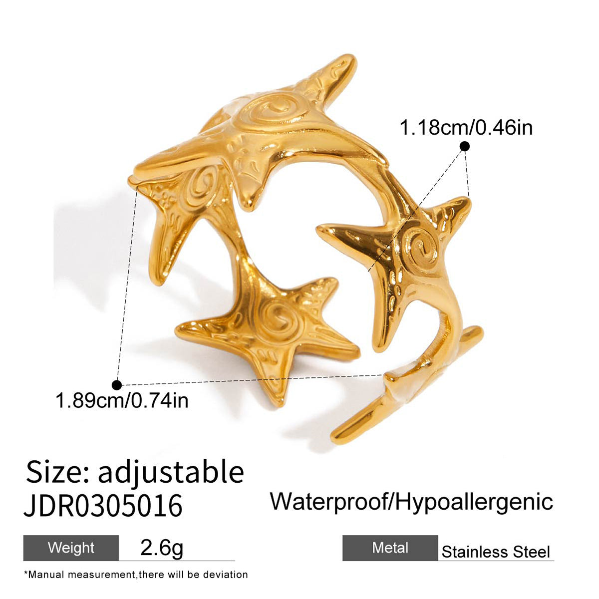 Blakelynn Marine Shell Ring - JDR0305016 [LZ5RXTV1]