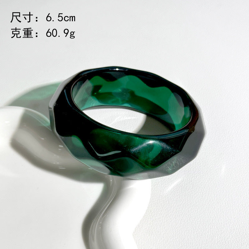 Annamae Statement Resin Bangle - Style E [2HGSOBHW]
