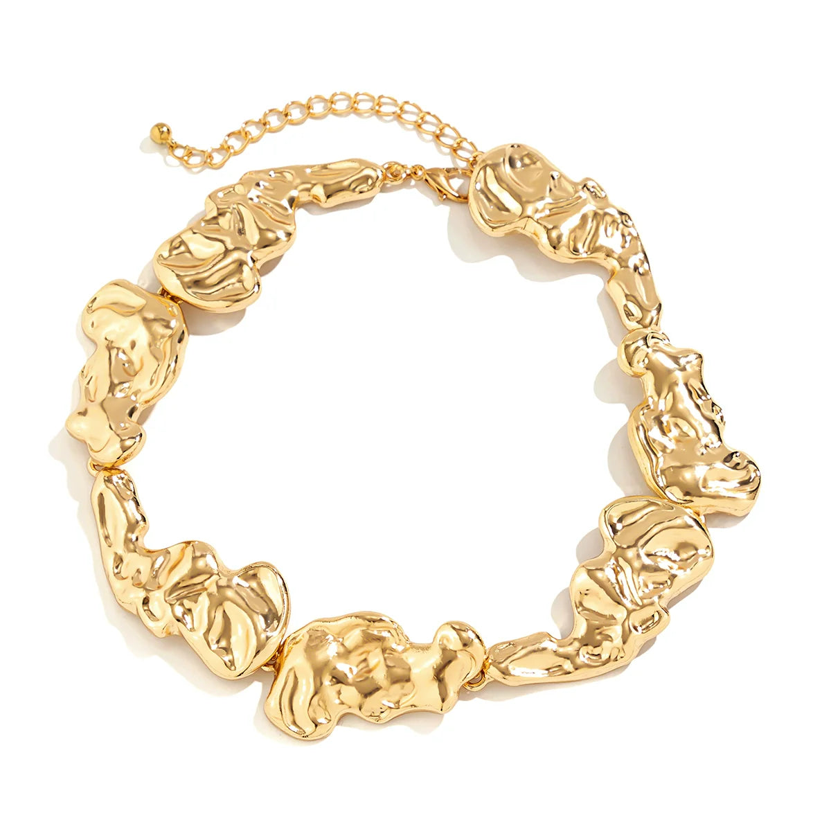 Rynlee Sculptural Collar Necklace - Gold
