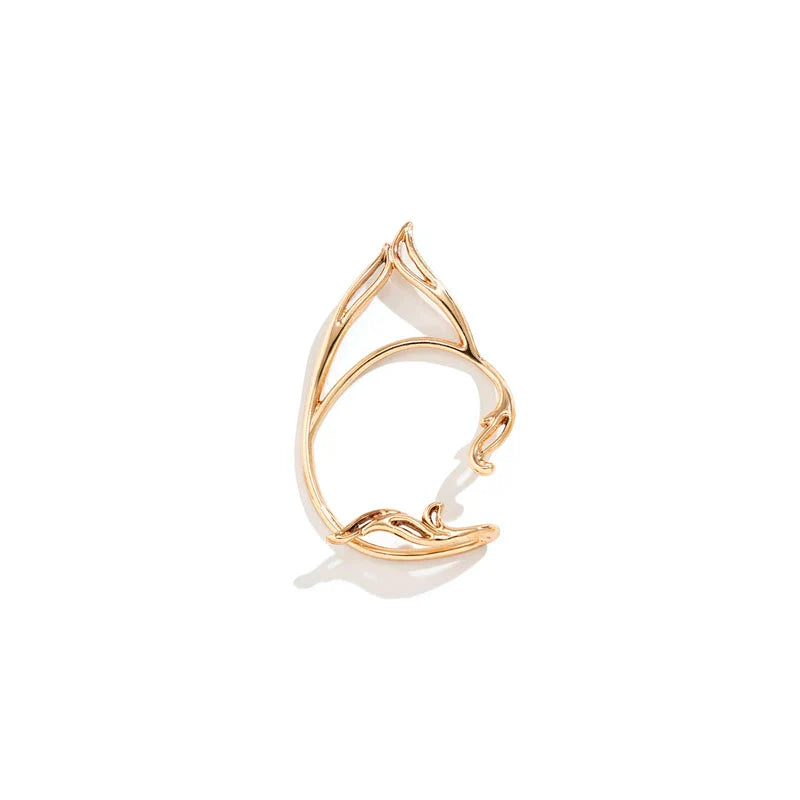 Ximenna Cat Ear Ear Cuff - Right Ear Gold