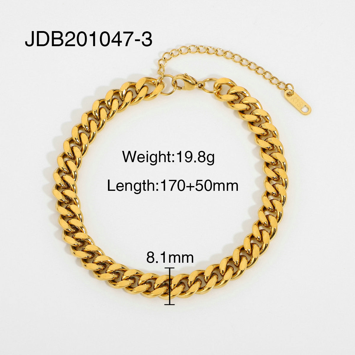 Pessy Gold Layered Bracelet Set - JDB201047-3 [II6JJ3Q0]