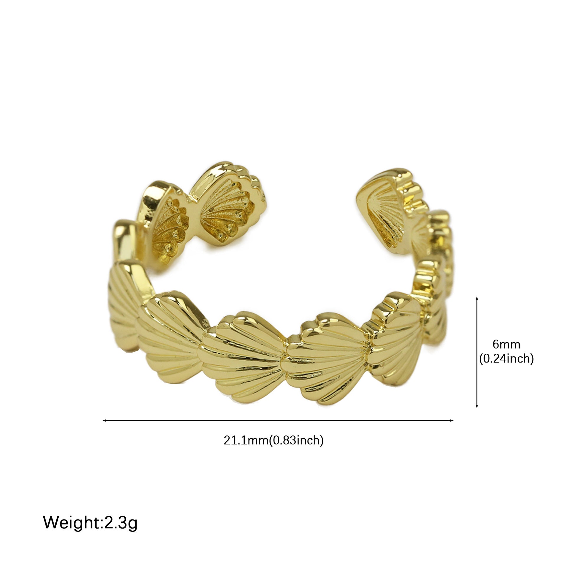 Kylee Adjustable Ocean Ring - Option 1 [FHHHA552]