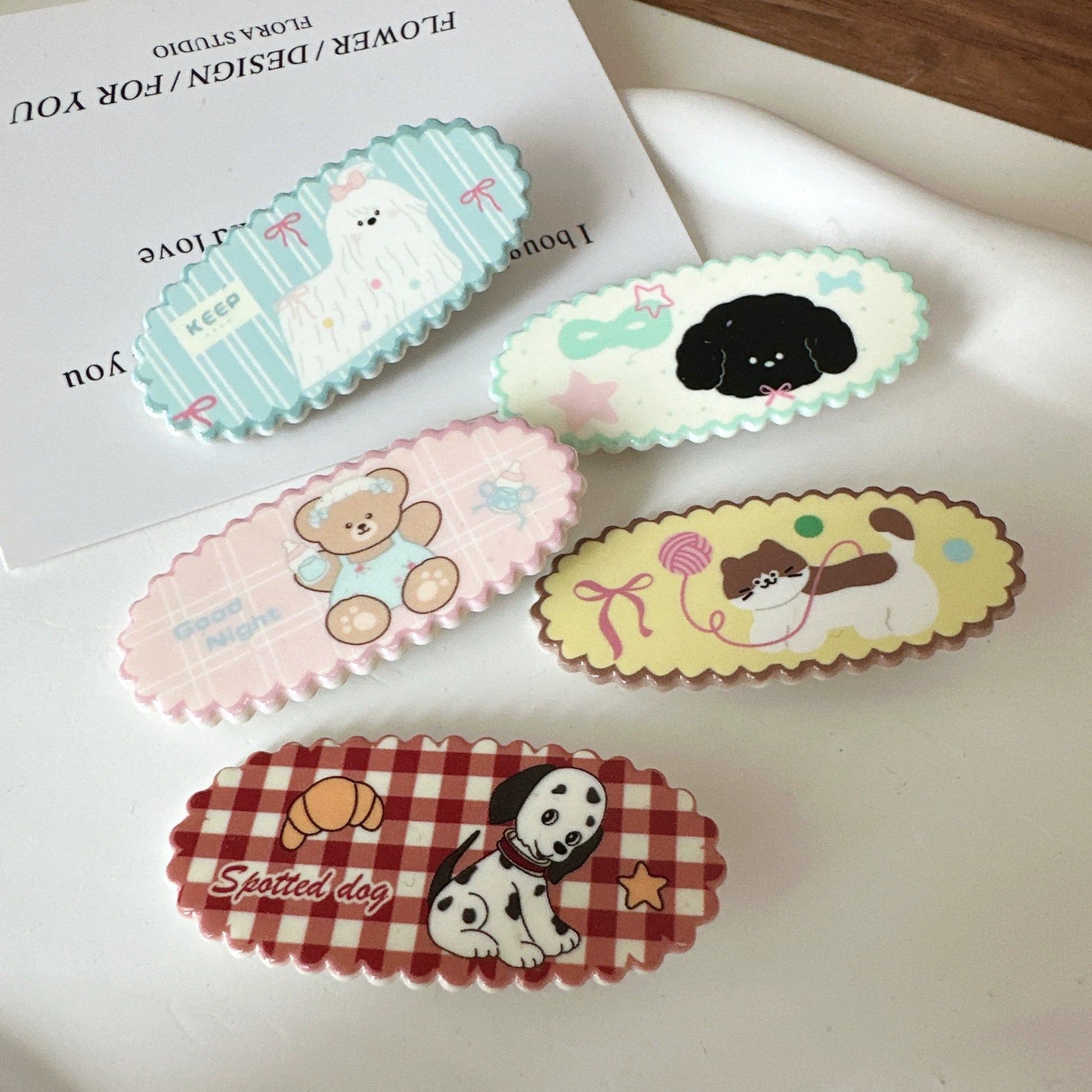 Sariyah Sweet Hair Clips - 5-Piece Set [4IXCU975]