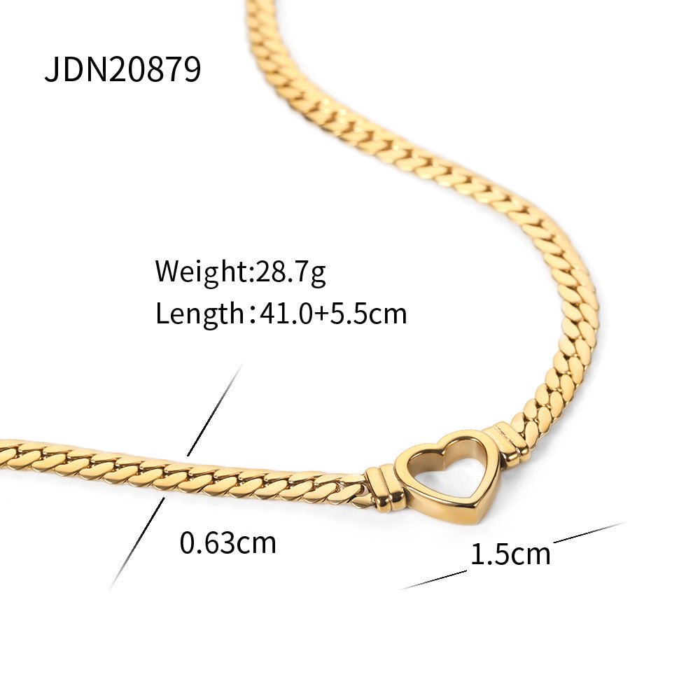Evey Layered Chain Necklace - Style Variation 3 [6P2CR4K4]