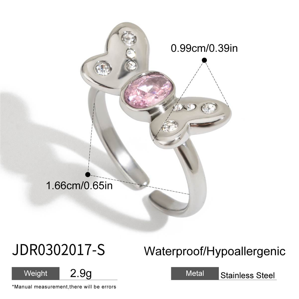 Anshika Pink Zircon Statement Ring - JDR0302017-S [1Q1IKWOQ]