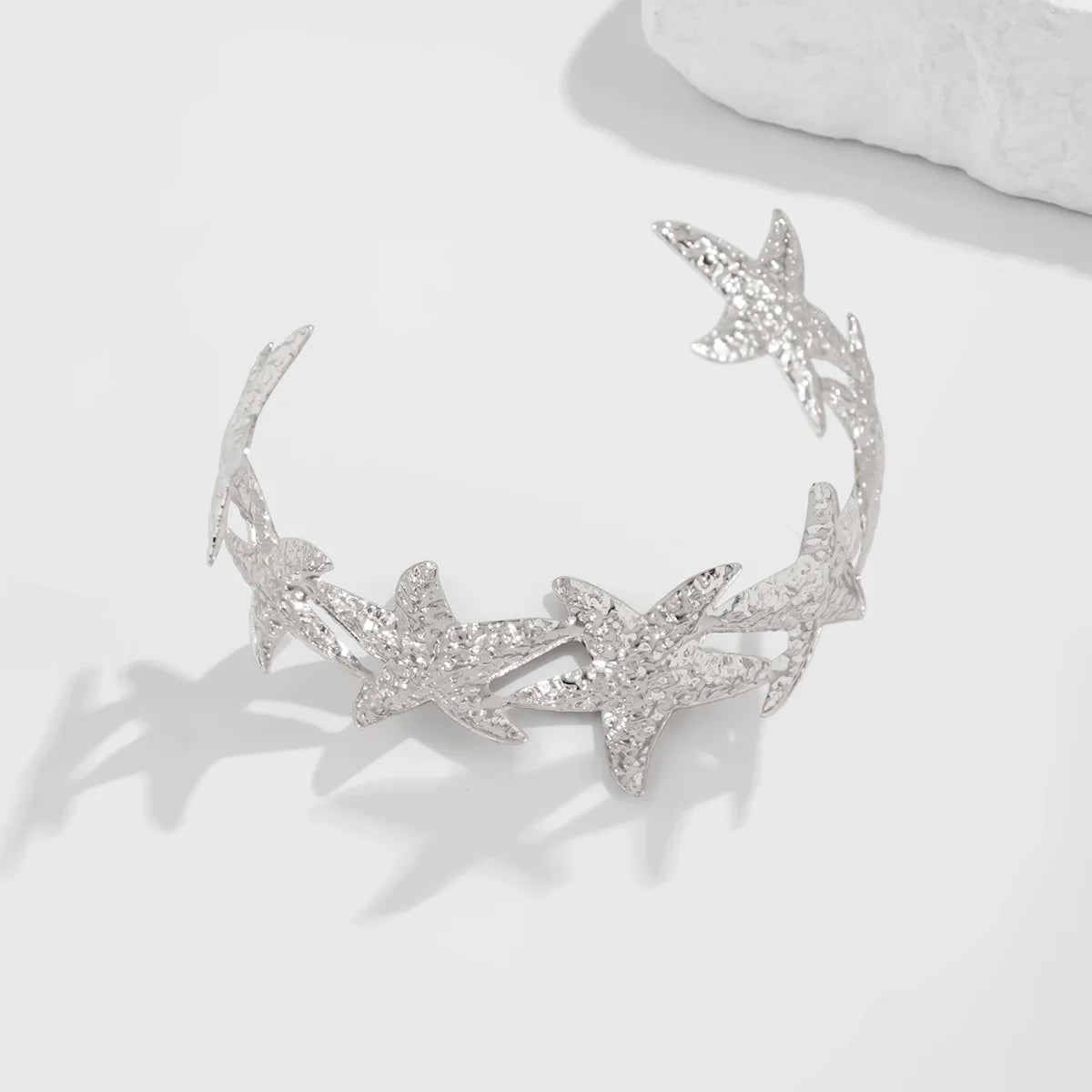 Elenna Coastal Charm Bracelet - Starfish Silver