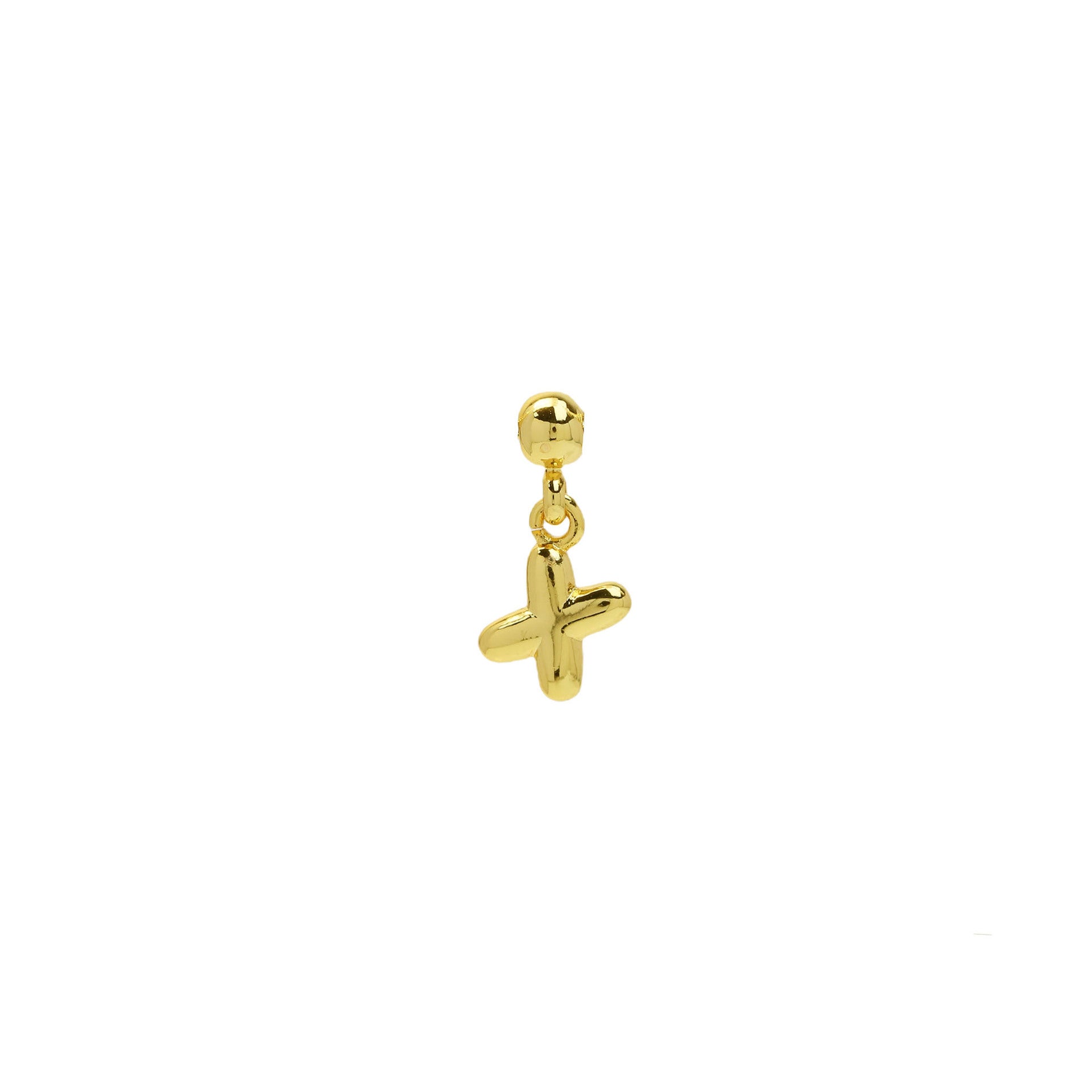 Yana Gold Bubble Initial Necklace - Gold Bubble Letter X Necklace [XTTMZWXN]
