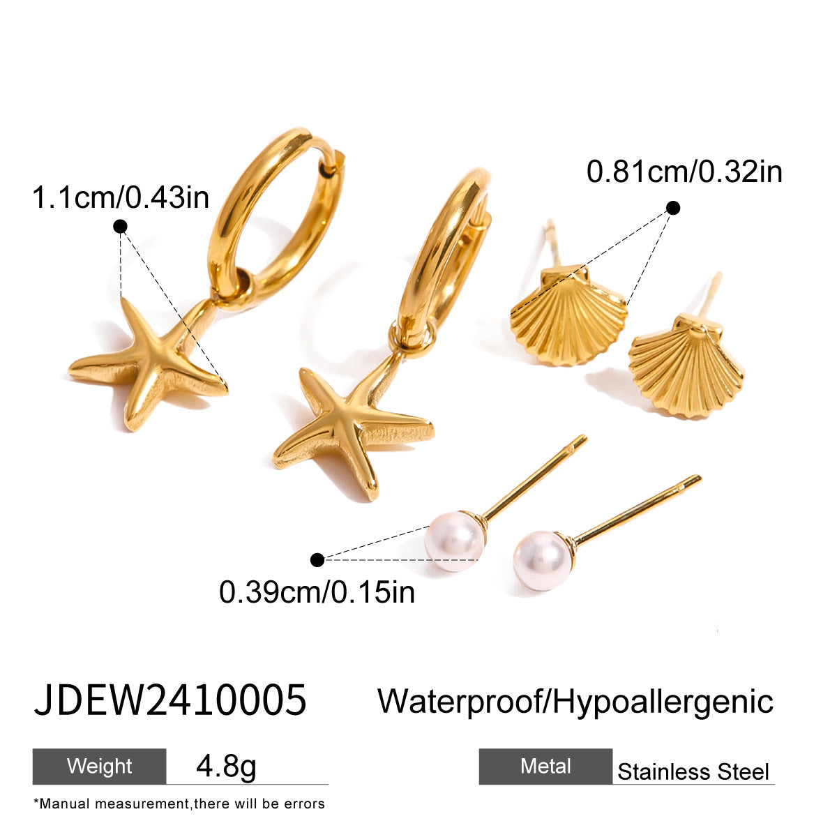 Kaiah Three-Pair Earring Set - JDEW2410005 [0FJPHT0O]