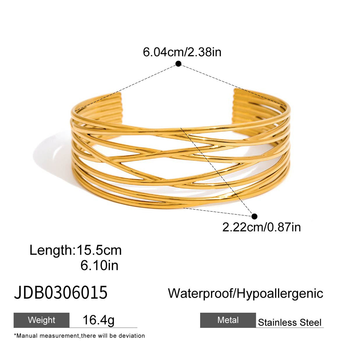 Zariah Statement Cuff Bracelet - JDB0306015 [APCT2OQH]