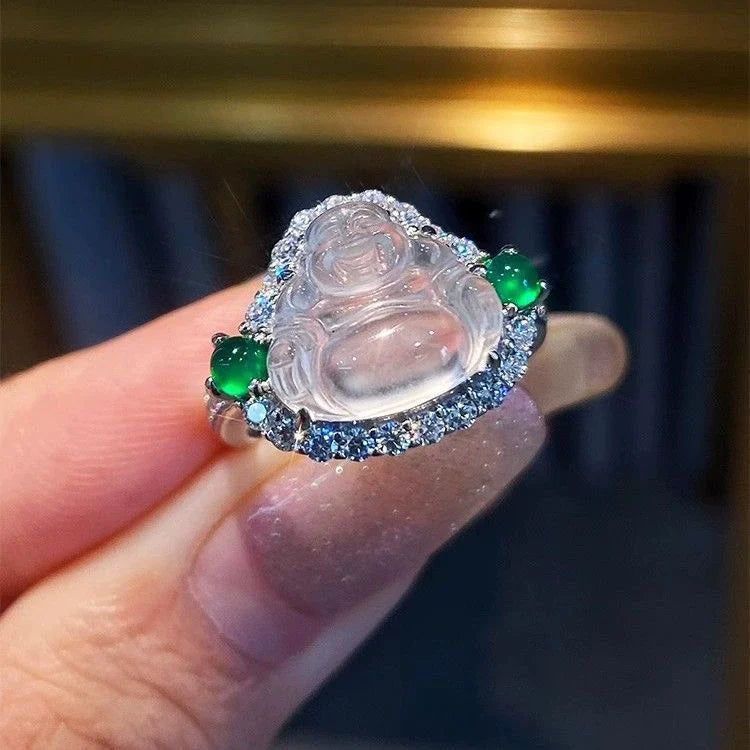 Arayah Jade Buddha Ring - Buddha Ring