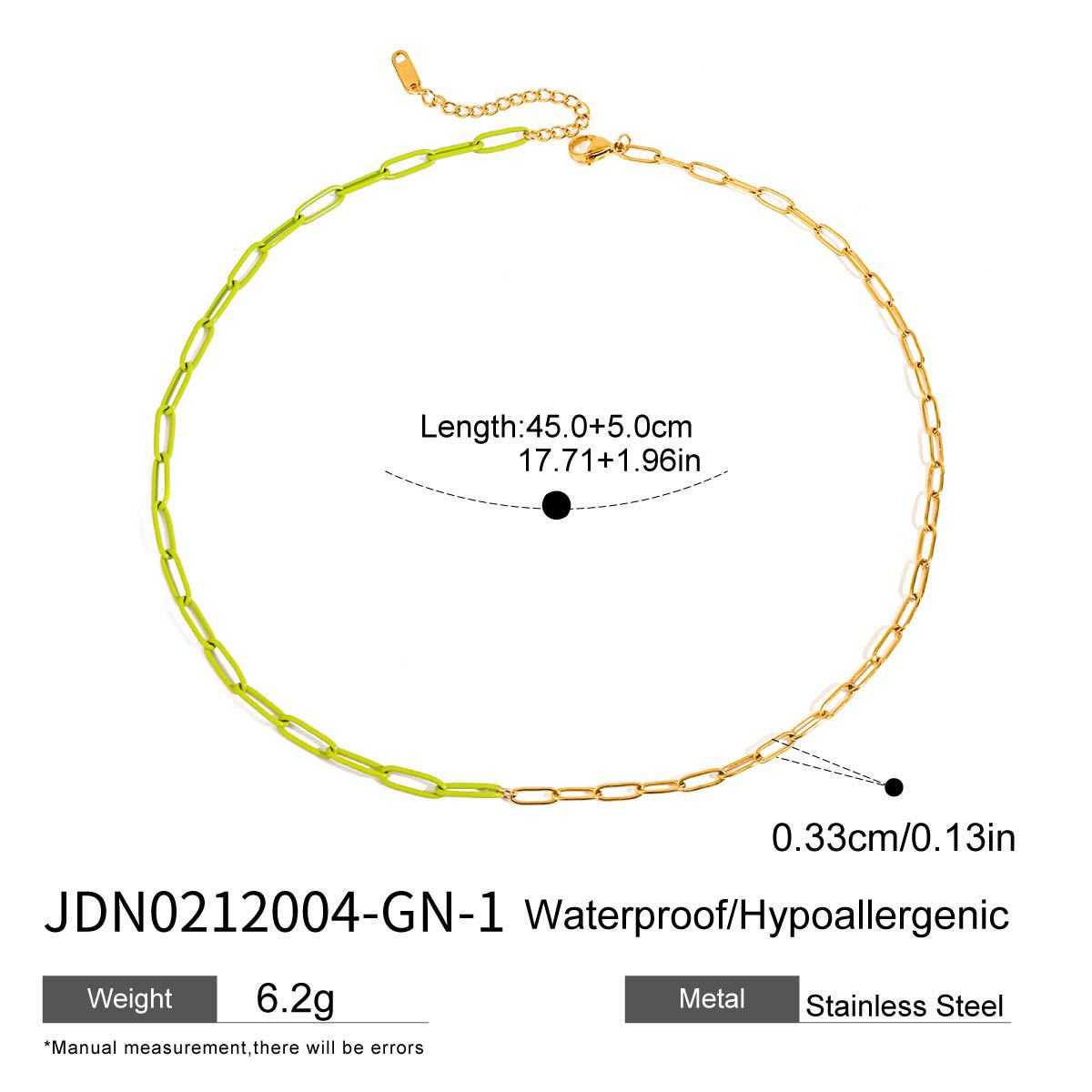 Elora Dainty Heart Necklace - JDN0212004-GN-1 [S309IVFJ]
