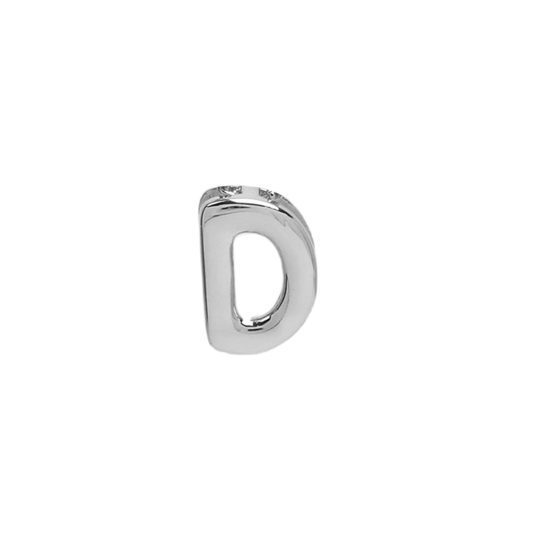 Rina Bubble Initial Charm - Platinum D (Charm) [A87G5OYL]