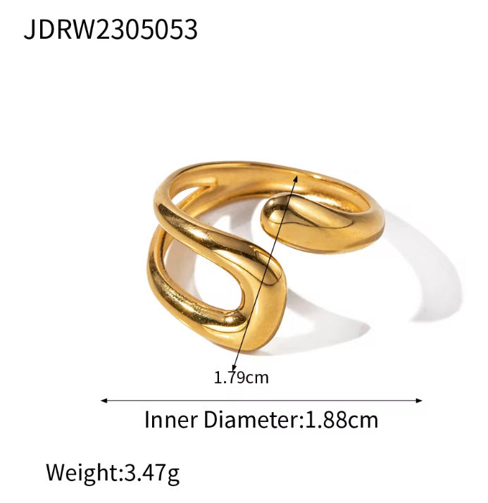 Giavana Stainless Steel Band Ring - JDRW2305053 [8X12N0M1]