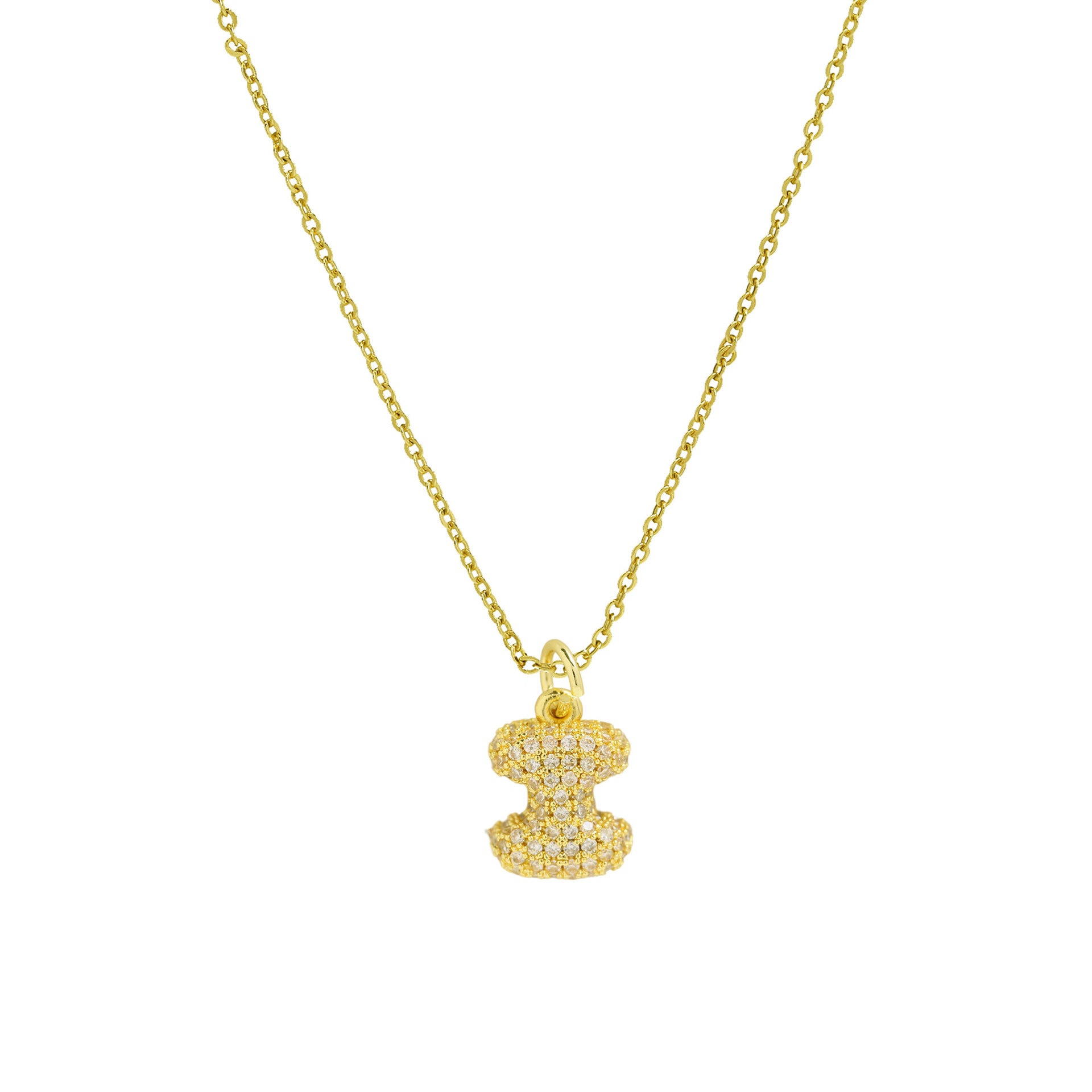 Dyana Balloon Letter Necklace - Letter I [ER7VIWDI]