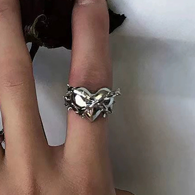 Defne Abstract Statement Ring - Style 2 [SRCEALAD]