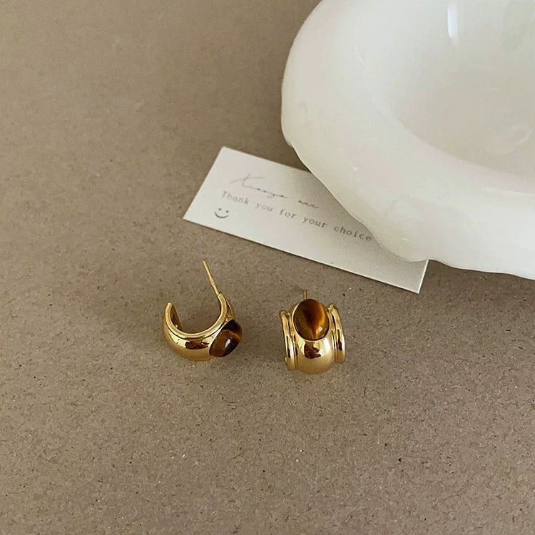 Jaimee Star Amber Earrings - Style 7