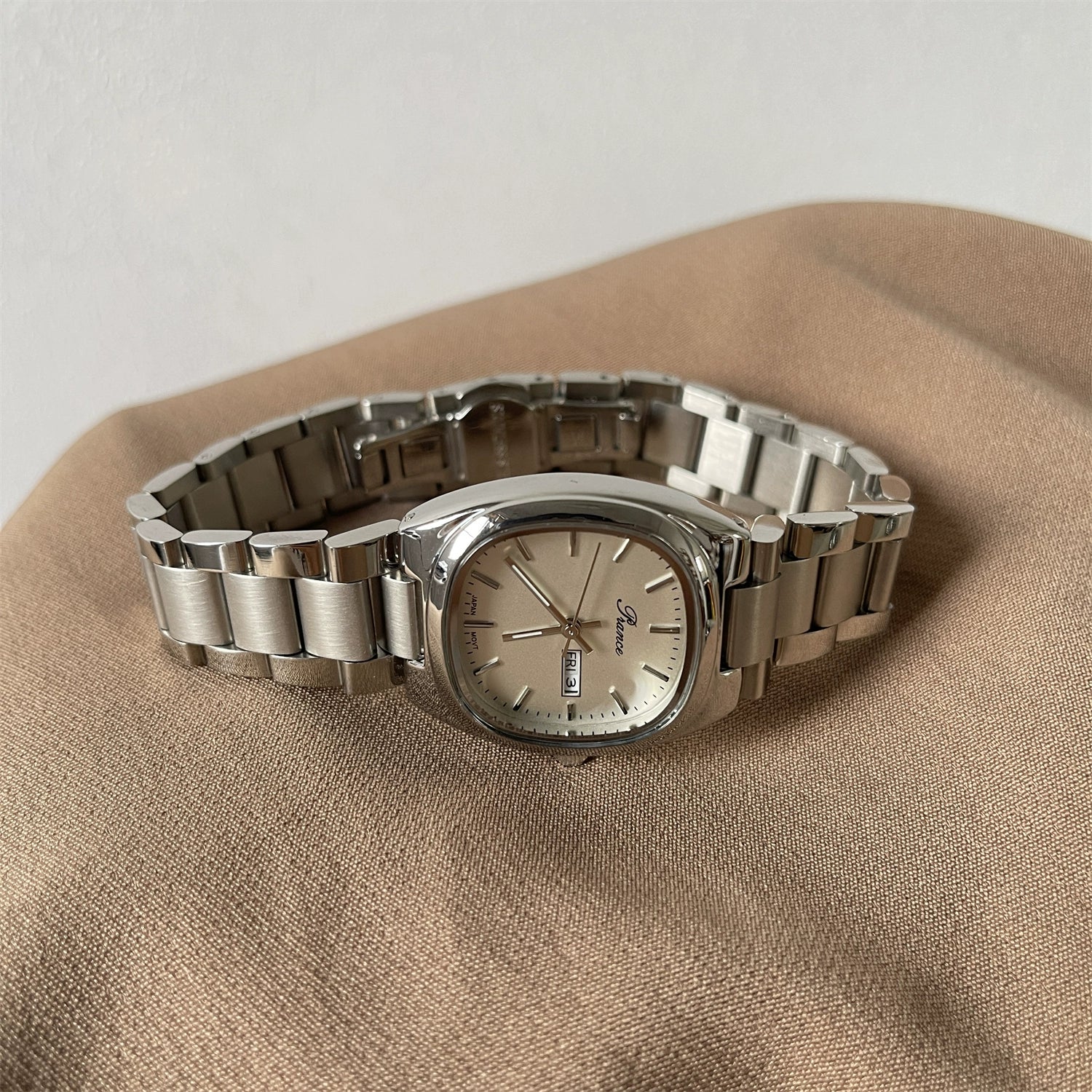 Consuelo Minimalist Steel Watch - Apricot [PZ6SL1PY]