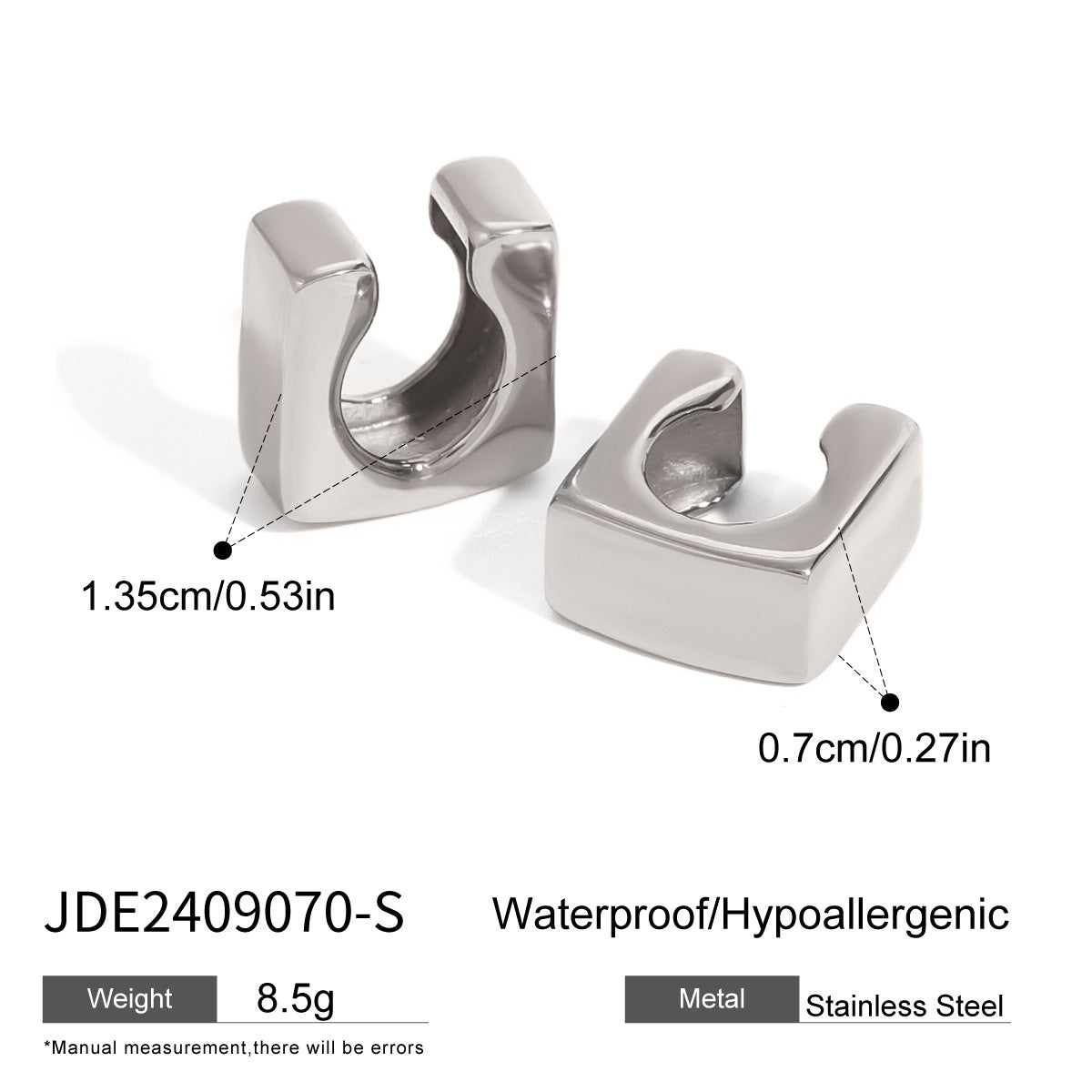 Mckinsey Geometric Ear Cuff - Silver [X2TZ04AJ]