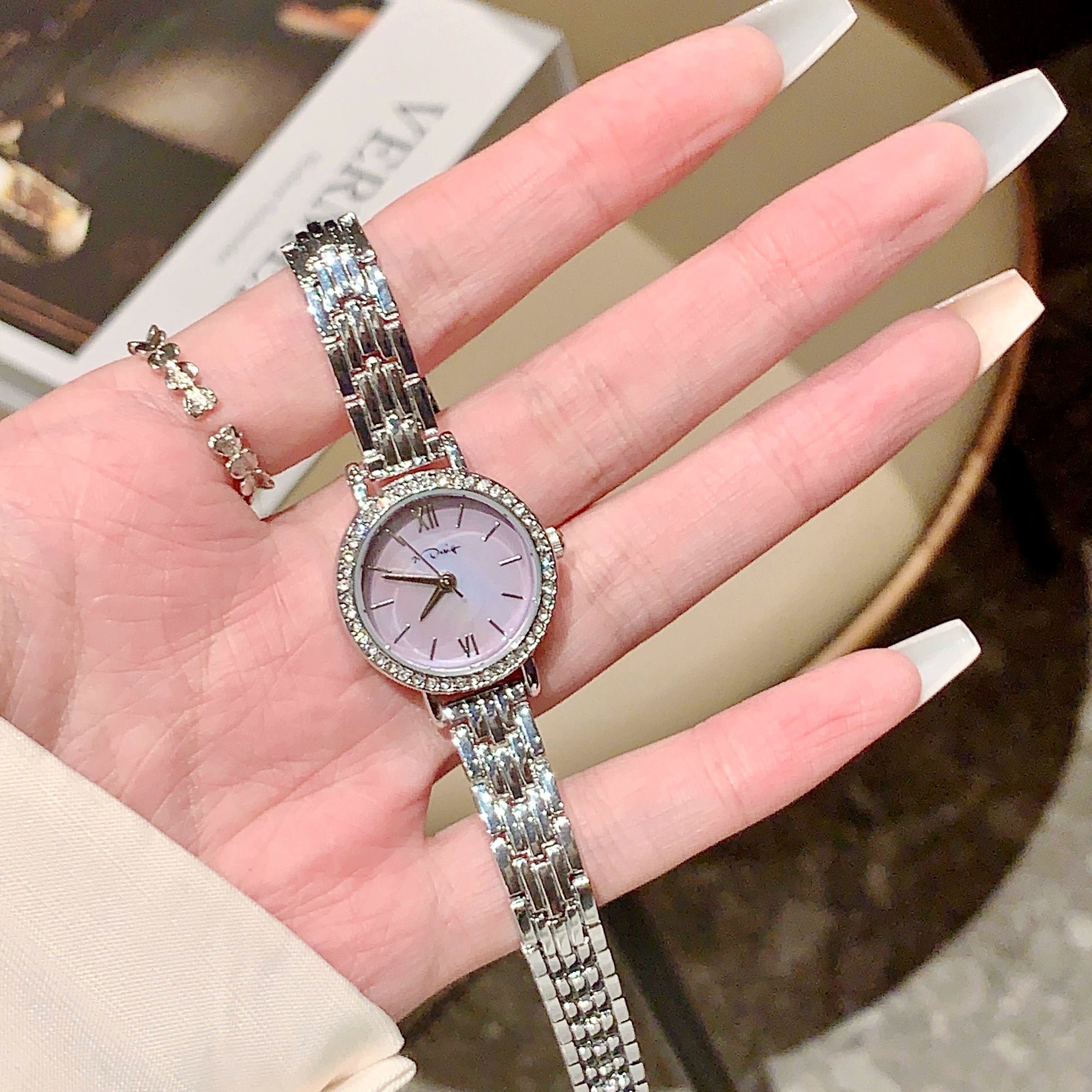 Graciella Mother-Of-Pearl Bracelet Watch - Mother-of-pearl Purple [Q7WN41KS]