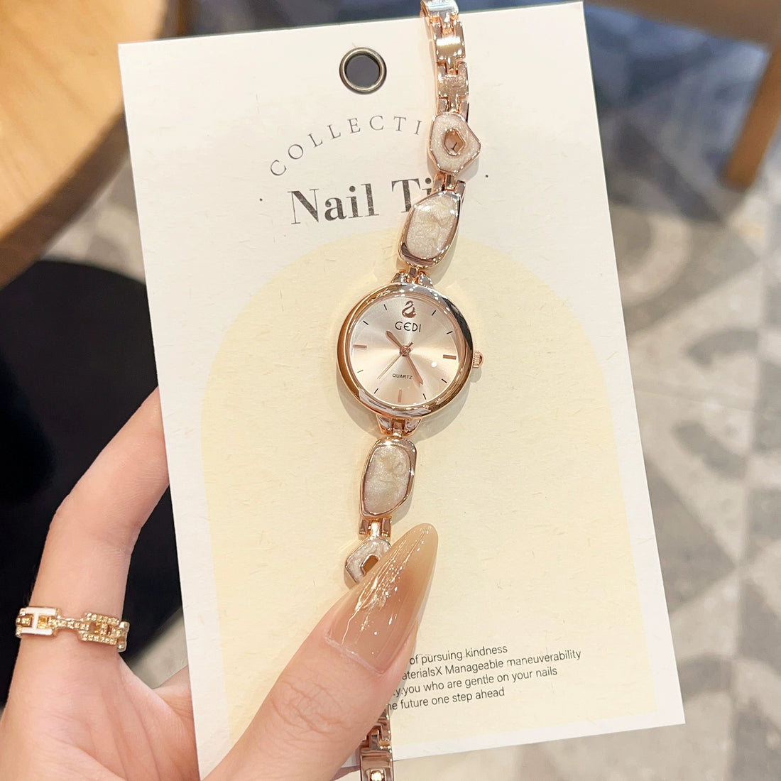 Abriella Elegant Bracelet Watch - Milk Tea Coffee [KCNYRKQI]