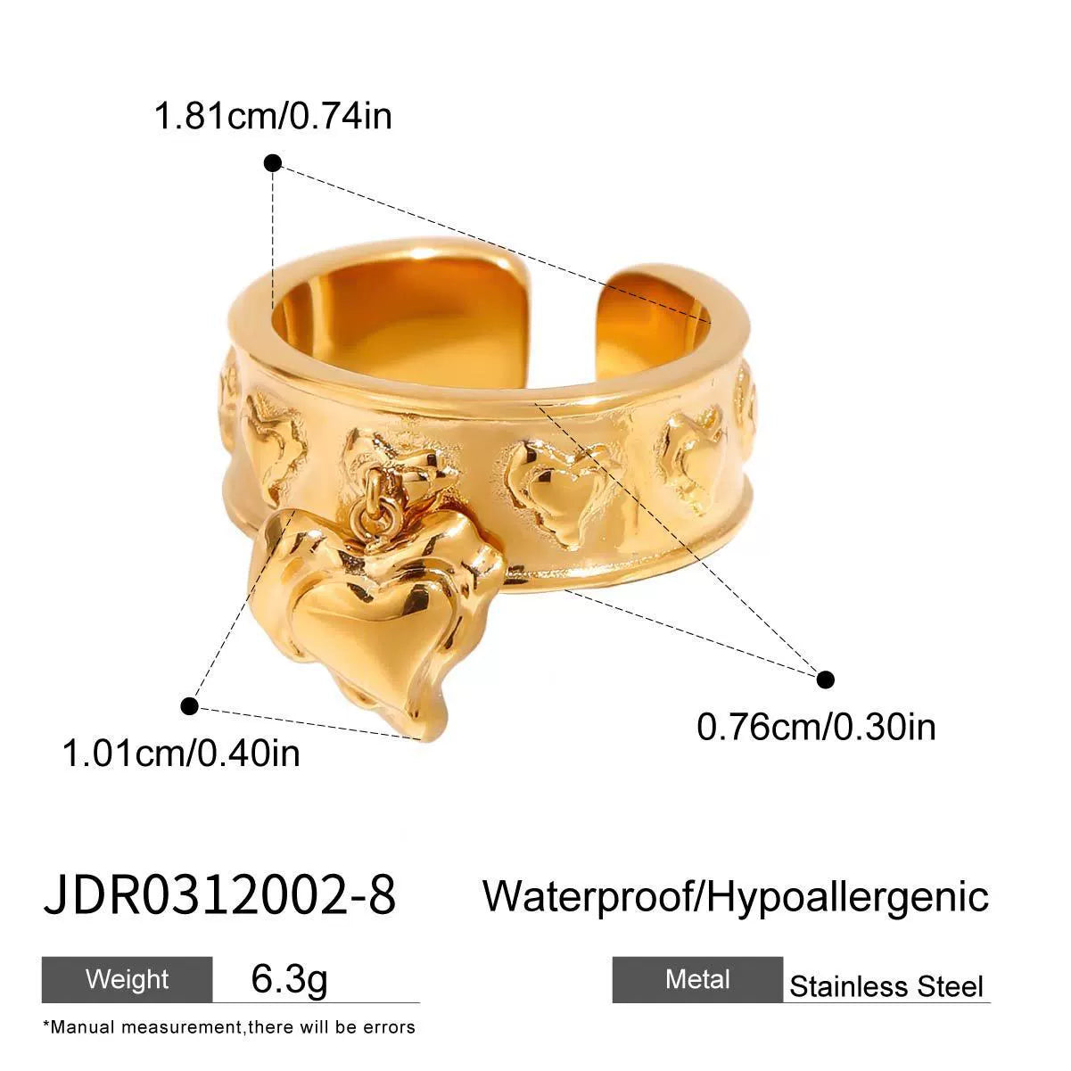 Nari Cross Pendant Ring Set - JDR0312002-8 [AQQM30AT]