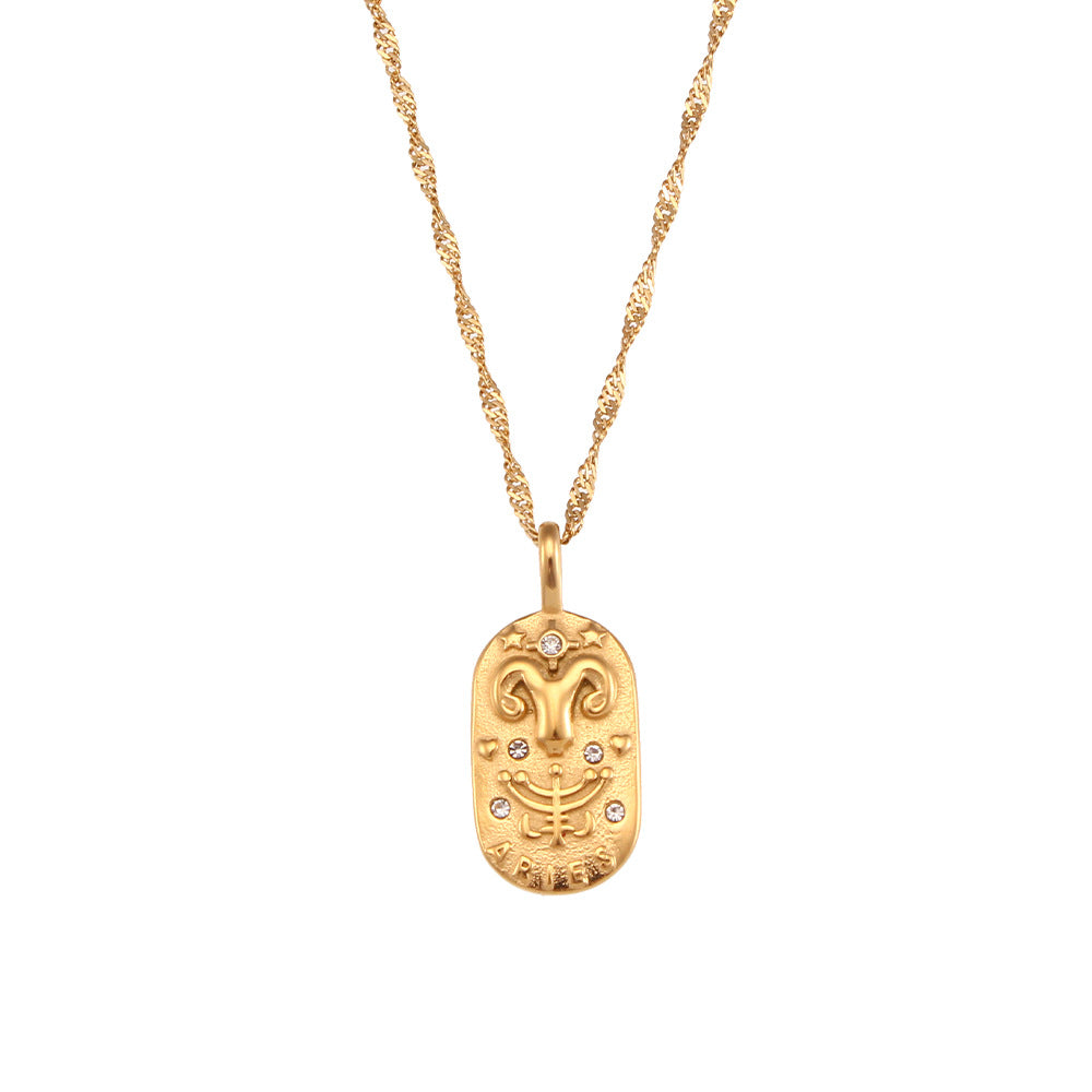 Eli Constellation Pendant Necklace - Aries [59GINU6L]