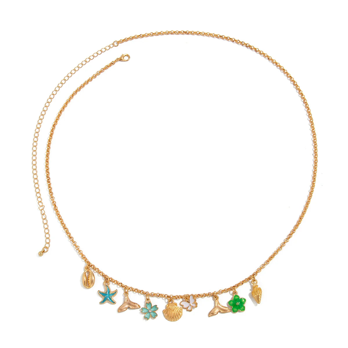 Aiya Ocean Charm Waist Chain - Gold